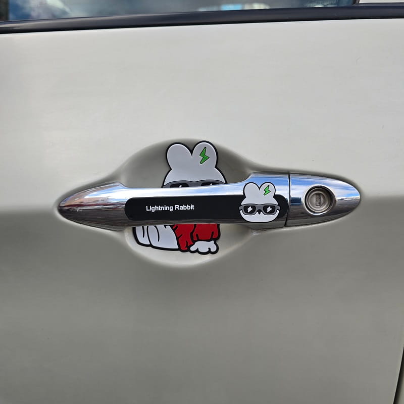 Kit de Protection Anti-Rayures en Silicone pour Poignées de Porte de Voiture – Image 5