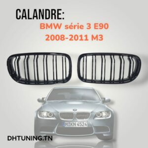 Calandre M Noir BMW Série 3 E90 E91 (2008-2011)