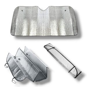 Pare-Soleil Voiture Standard Chromé 140X 70 cm